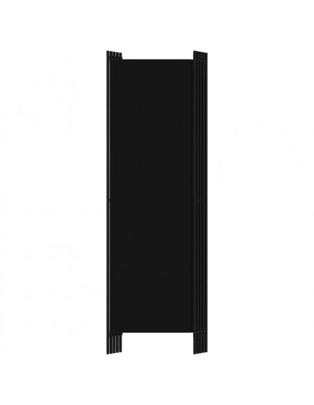 Paravento a 5 Pannelli Nero 250x180 cm