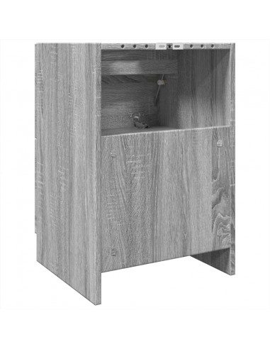Mobile Lavabo Grigio Sonoma 40x37x59 cm in Truciolare