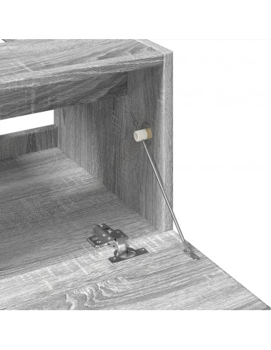 Mobile Lavabo Grigio Sonoma 40x37x59 cm in Truciolare