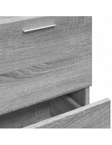 Mobile Lavabo Grigio Sonoma 40x37x59 cm in Truciolare