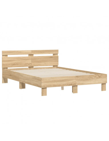 Giroletto Testiera Rovere Sonoma 135x190 cm Legno Multistrato