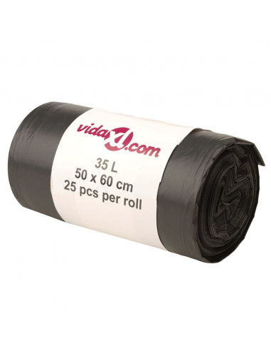 Sacchetti per Cestini 250 pz Neri 35 L