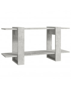 Libreria Grigio Cemento 100x30x51 cm in Legno Multistrato 2