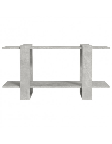 Libreria Grigio Cemento 100x30x51 cm in Legno Multistrato