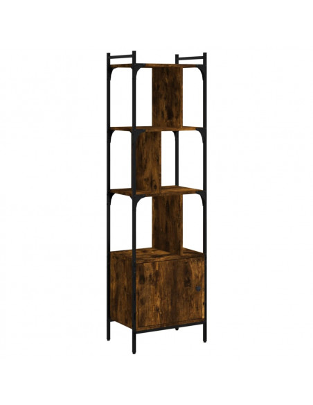Libreria con Anta Rovere Fumo 44,5x30x154,5cm Legno Multistrato