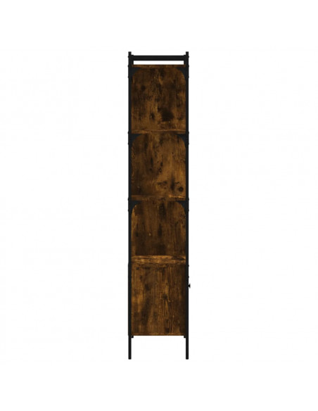 Libreria con Anta Rovere Fumo 44,5x30x154,5cm Legno Multistrato