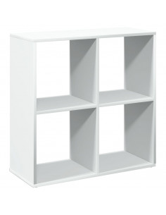 Libreria Divisorio Bianca 69,5x29x69,5 cm in Truciolato 2