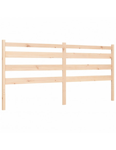 Giroletto con Testiera 200x200 cm in Legno Massello