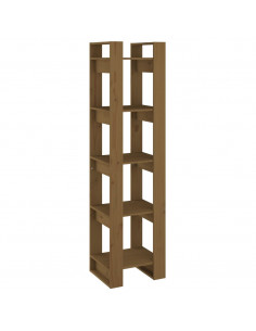 Libreria/Divisorio Miele 41x35x160 cm in Legno Massello di Pino 2