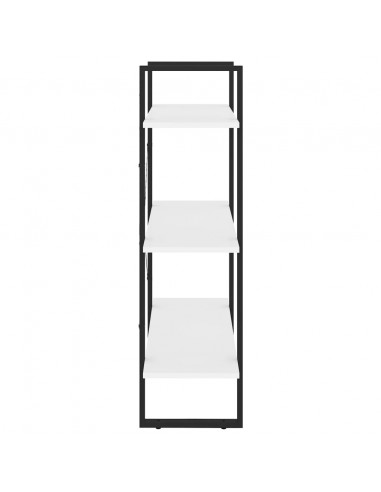 Libreria Bianca 80x30x105 cm in Legno Multistrato