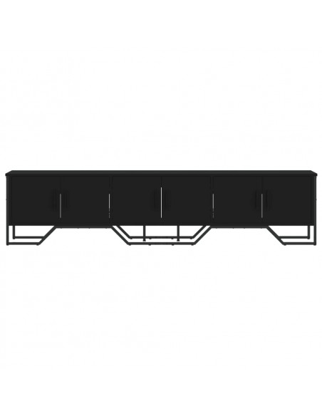 Mobile Porta TV Nero 180x34x41 cm in Legno Multistrato