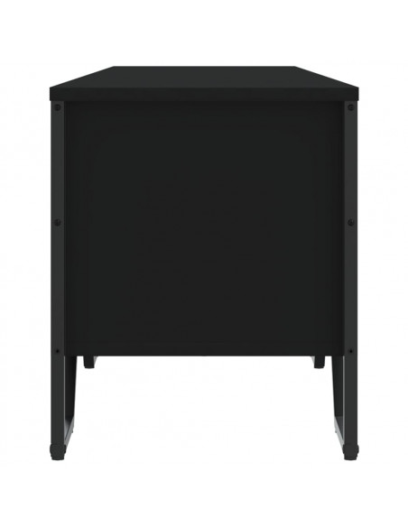 Mobile Porta TV Nero 180x34x41 cm in Legno Multistrato