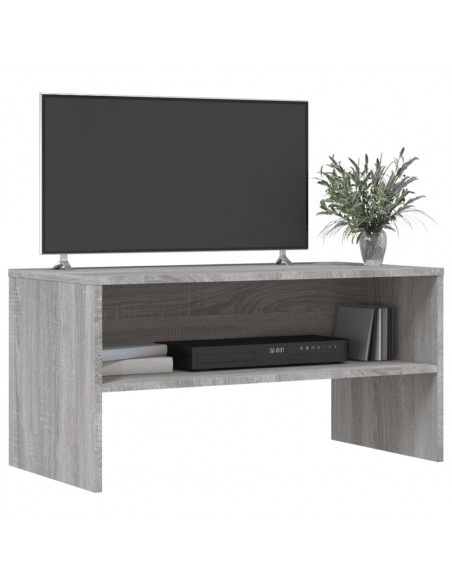 Mobile Porta TV Grigio Sonoma 80x40x40 cm in Legno Multistrato