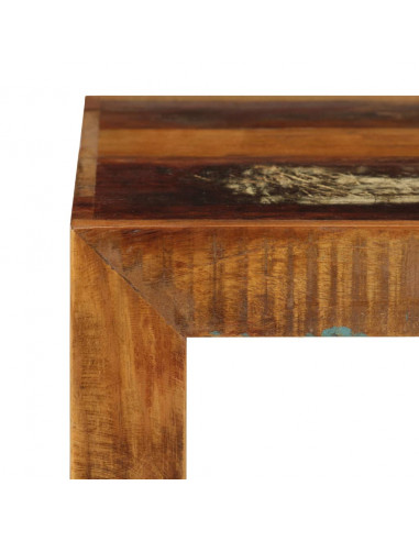 Sgabello in Legno Massello di Recupero 40x30x40 cm