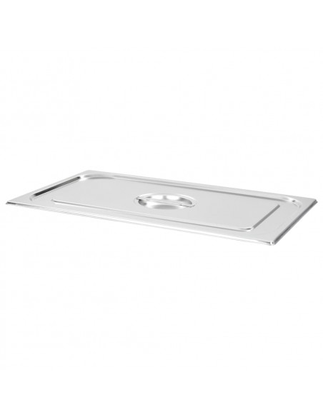 Coperchi per Contenitori Alimentari GN 1/1 2 pz in Acciaio Inox