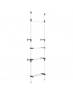Sistema per Guardaroba Telescopico Aste Mensole in Alluminio 2