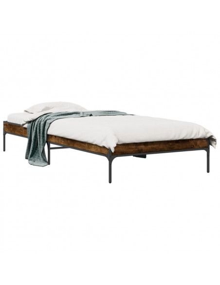 Giroletto Rovere Fumo 100x200 cm in Legno Multistrato e Metallo