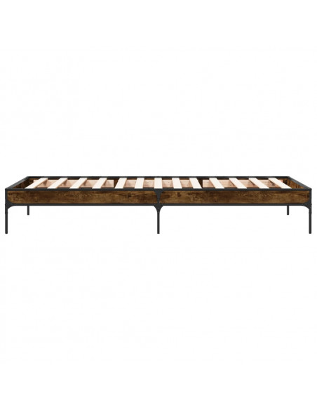 Giroletto Rovere Fumo 100x200 cm in Legno Multistrato e Metallo