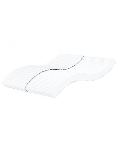 Materasso in Schiuma Bianco 200x200 cm Durezza H2 H3