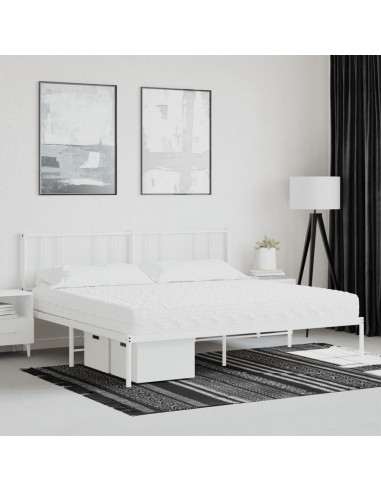 Materasso in Schiuma Bianco 200x200 cm Durezza H2 H3