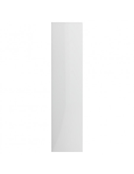 Libreria Bianco Lucido 50x25x106 cm in Legno Multistrato