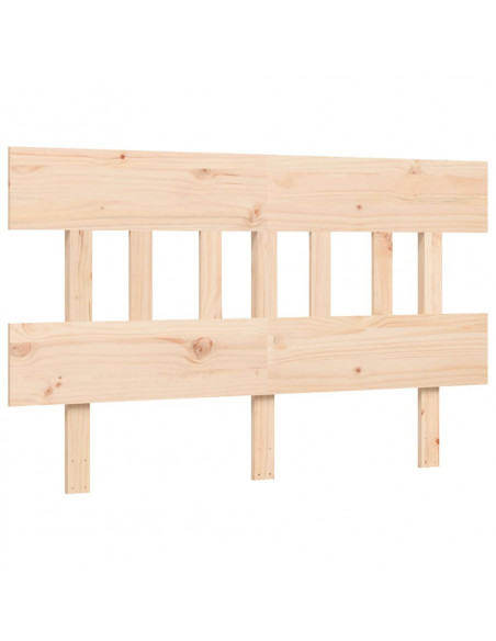 Letto per Anziani con Testiera Double in Legno Massello