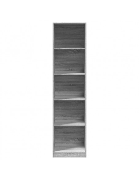 Armadio Grigio Sonoma 50x50x200 cm in Legno Multistrato