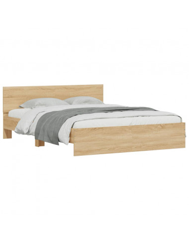 Giroletto con Testiera Rovere Sonoma 140x190 cm