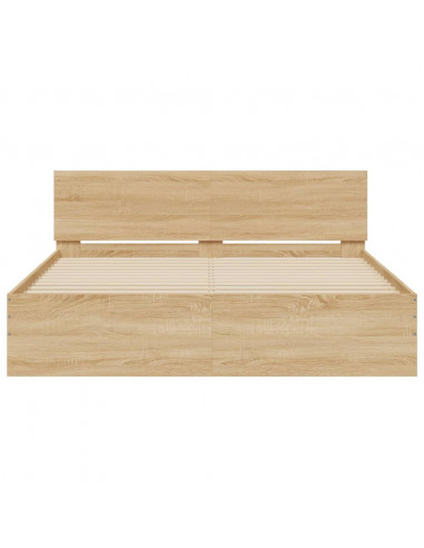 Giroletto con Testiera Rovere Sonoma 140x190 cm