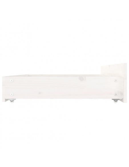Giroletto con Cassetti Bianco 160x200 cm