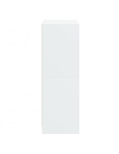 Credenza con Ante Bianca 68x37x109 cm Legno Multistrato