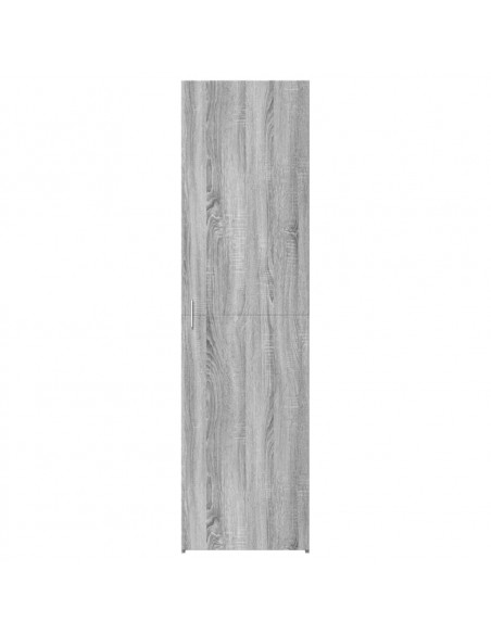 Credenza Grigio Sonoma 50x42,5x185 cm in Legno Multistrato