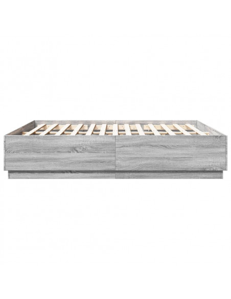 Giroletto Grigio Sonoma 200x200 cm in Legno Multistrato