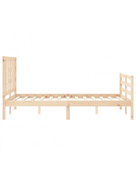 Giroletto con Testiera Small Double in Legno Massello