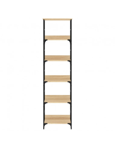 Libreria Rovere Sonoma 50x33x188,5 cm in Legno Multistrato