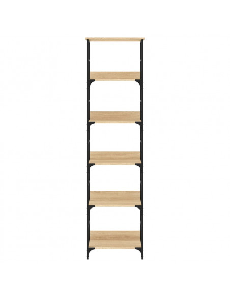 Libreria Rovere Sonoma 50x33x188,5 cm in Legno Multistrato