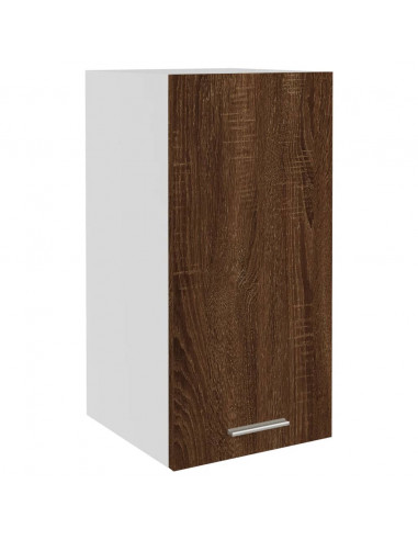 Mobile Pensile Rovere Marrone 29,5x31x60cm in Legno Multistrato