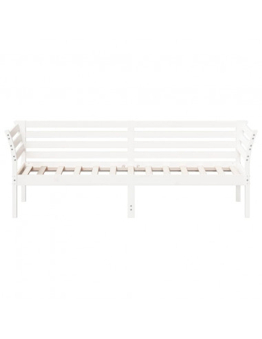 Dormeuse Bianca 100x200 cm in Legno Massello di Pino