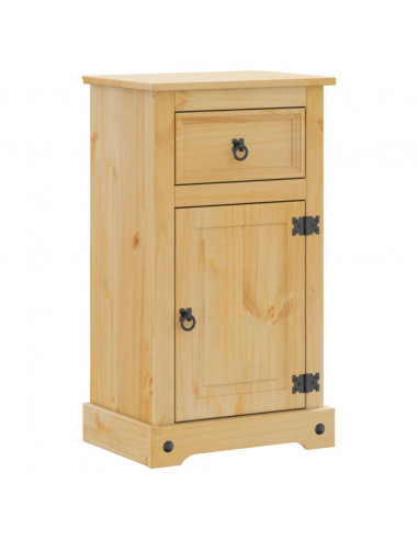 Mobile da Bagno Corona 45x33x80 cm in Legno Massello di Pino