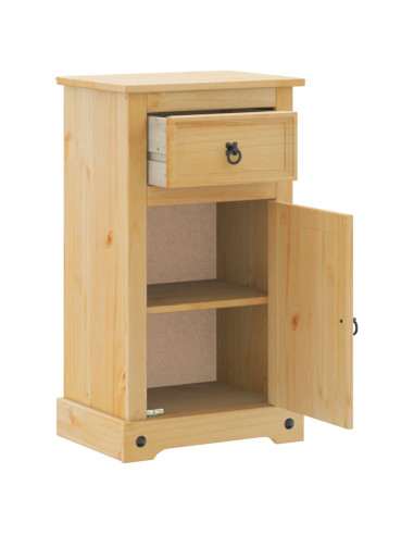 Mobile da Bagno Corona 45x33x80 cm in Legno Massello di Pino