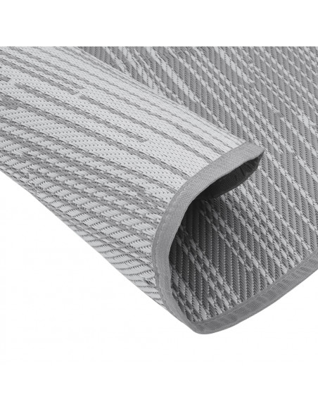 Tappeto da Esterno Grigio Ø120 cm in PP