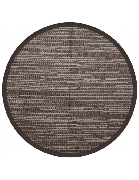 Tappeto da Esterno Marrone Ø200 cm in PP