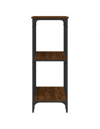 Tavolino Consolle Rovere Marrone 102x35x90 cm Legno Multistrato