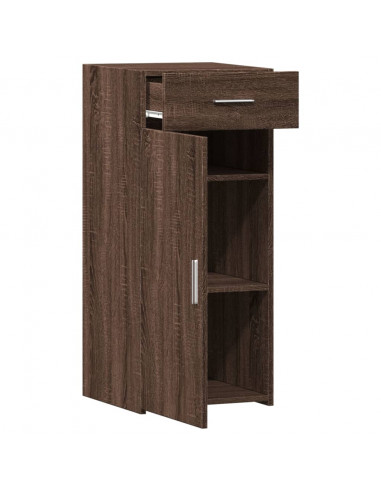 Credenza Rovere Marrone 40x42,5x93 cm in Legno Multistrato