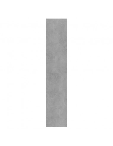 Libreria Grigio Cemento 40x35x180 cm in Legno Multistrato