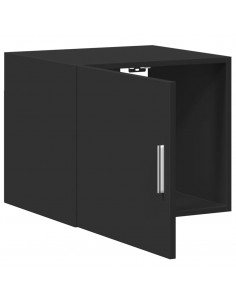 Mobile a Parete Nero 45x42,5x40 cm in Legno Multistrato 2