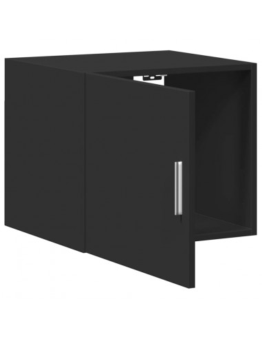 Mobile a Parete Nero 45x42,5x40 cm in Legno Multistrato