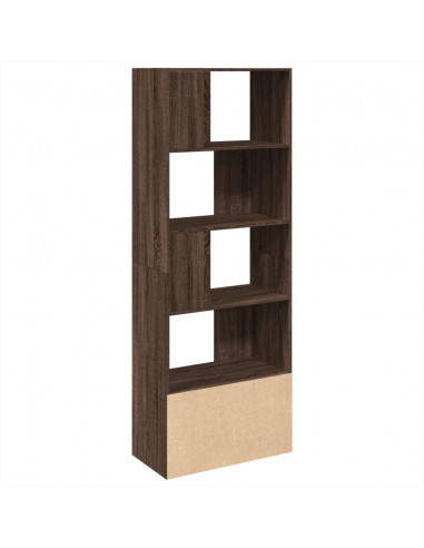 Libreria Rovere Marrone 70x36x189 cm in Legno Multistrato