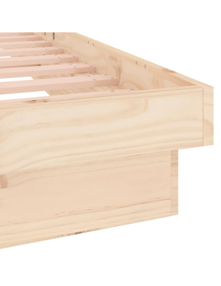 Giroletto con LED 150x200 cm King Size in Legno Massello