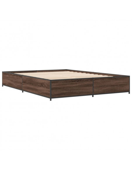 Giroletto Rovere Marrone 140x190cm in Legno Multistrato Metallo